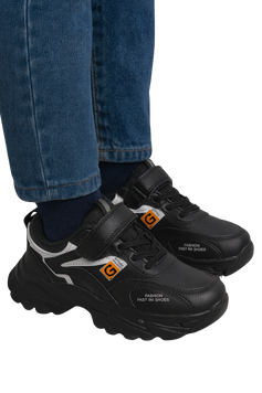 Кросівки дитячі чорні Fashion Fast Ini Shoes, р.31, 33, 34 73116 фото