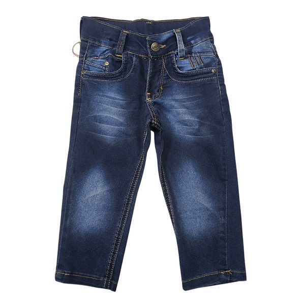 👖 Джинси дитячі для хлопчика р. 104 &ndash; сині з потертостями 19066 фото